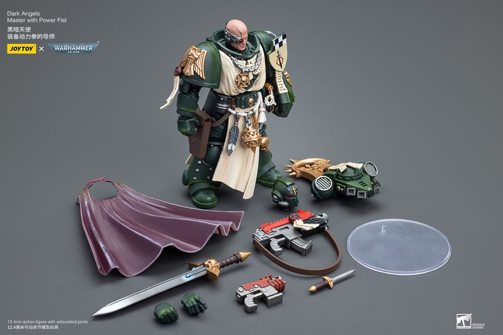 Warhammer 40k Actionfigur 1/18 Dark Angels Master with Power Fist 12 cm