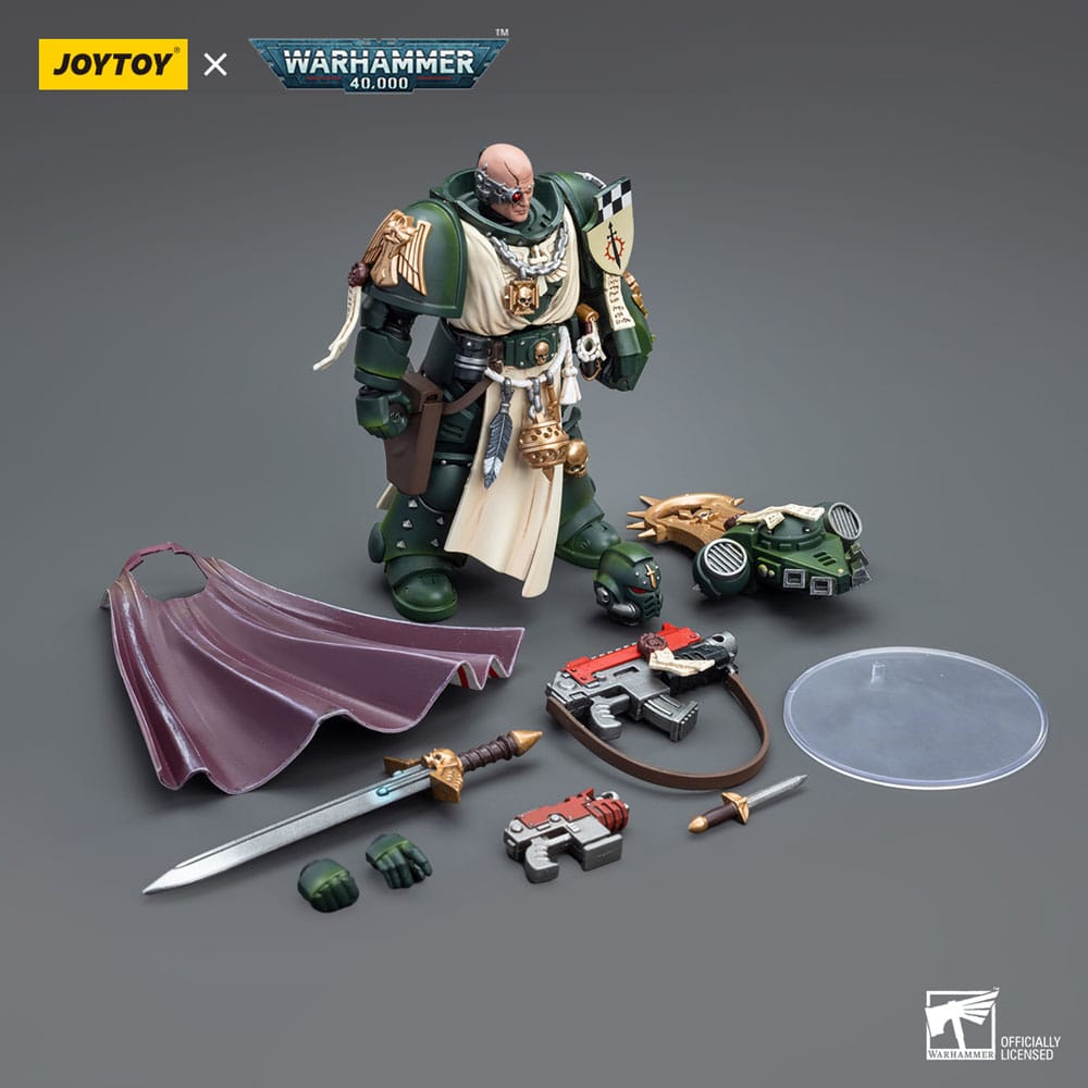 Warhammer 40k Actionfigur 1/18 Dark Angels Master with Power Fist 12 cm