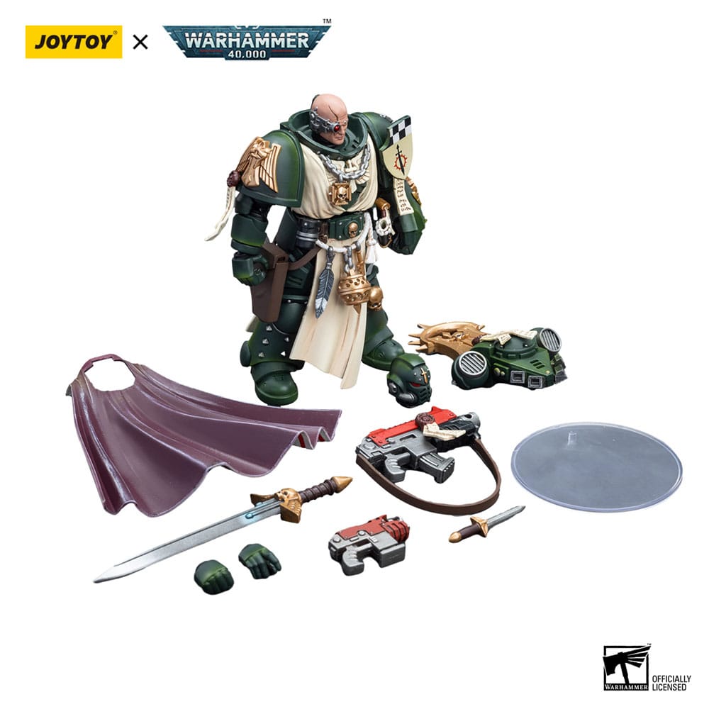 Warhammer 40k Actionfigur 1/18 Dark Angels Master with Power Fist 12 cm