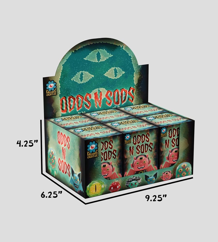 Odds N Sods Minifiguren S1 6 cm Blind Box Display (6)