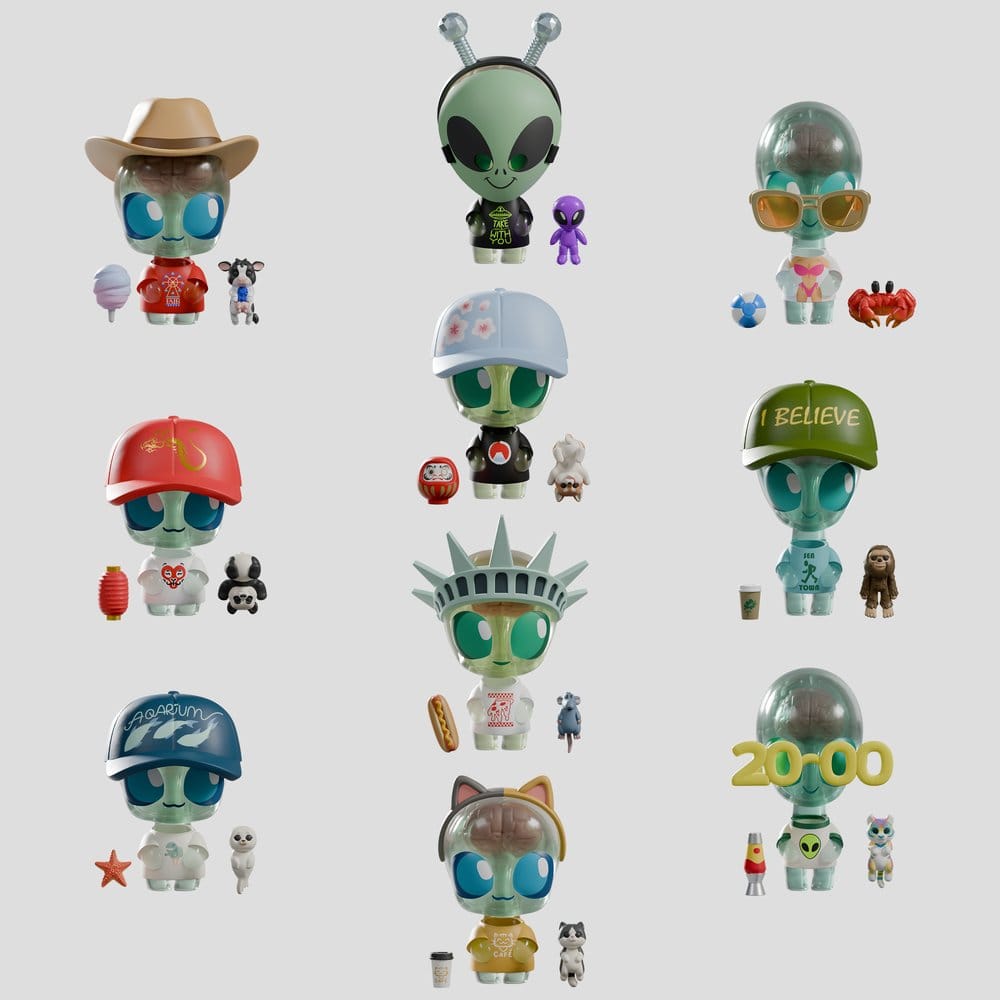 Abducted Minifiguren S1 9 cm Blind Box Display (9)