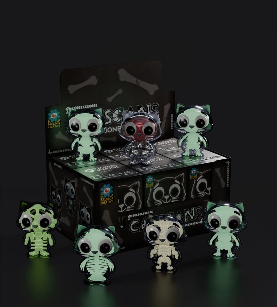 Catscans Minifiguren S2 Bare Bones 6 cm Blind Box Display (6)