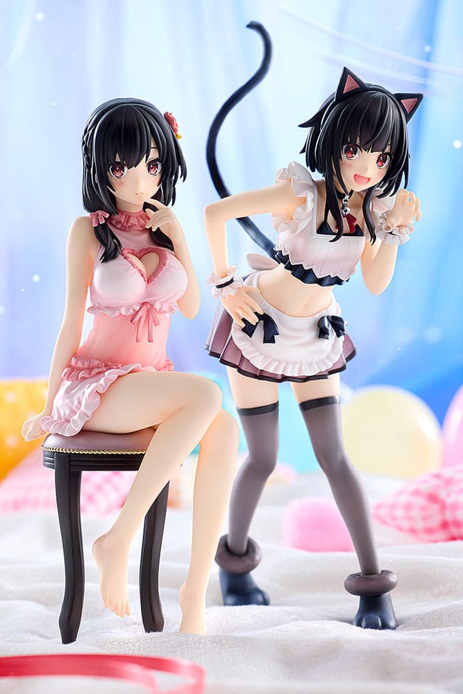 Konosuba God's blessing on this wonderful world! PVC Statue Megumin: Light Novel Catgirl Maid Ver. 16 cm