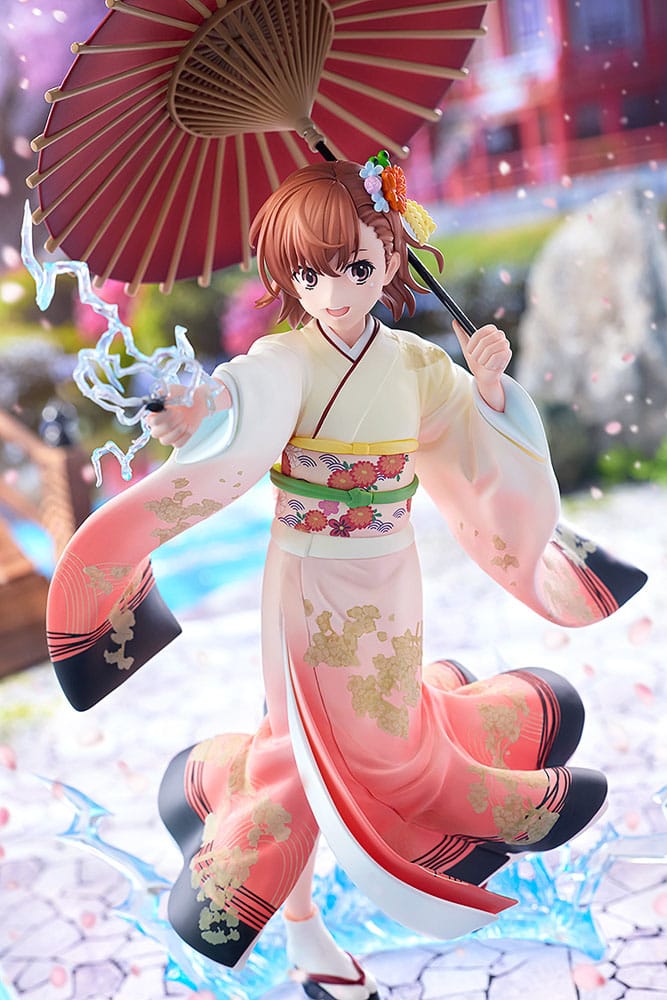 A Certain Scientific Railgun T Statue 1/7 Mikoto Misaka Furisode Kimono Ver. 28 cm
