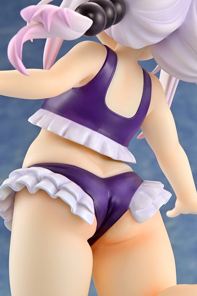 Miss Kobayashi's Dragon Maid PVC Statue 1/6 Kanna Kamui: Excited to Wear a Swimsuit at Home Ver. (Purple) 20 cm
