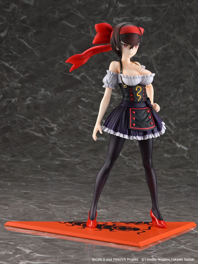 Girls und Panzer Statue 1/6 Tsuruki Shizuka Dirndl Ver. 23 cm