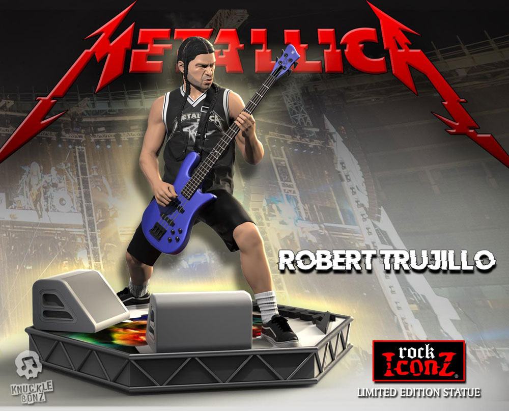 Metallica Rock Iconz Statue Robert Trujillo Limited Edition 22 cm