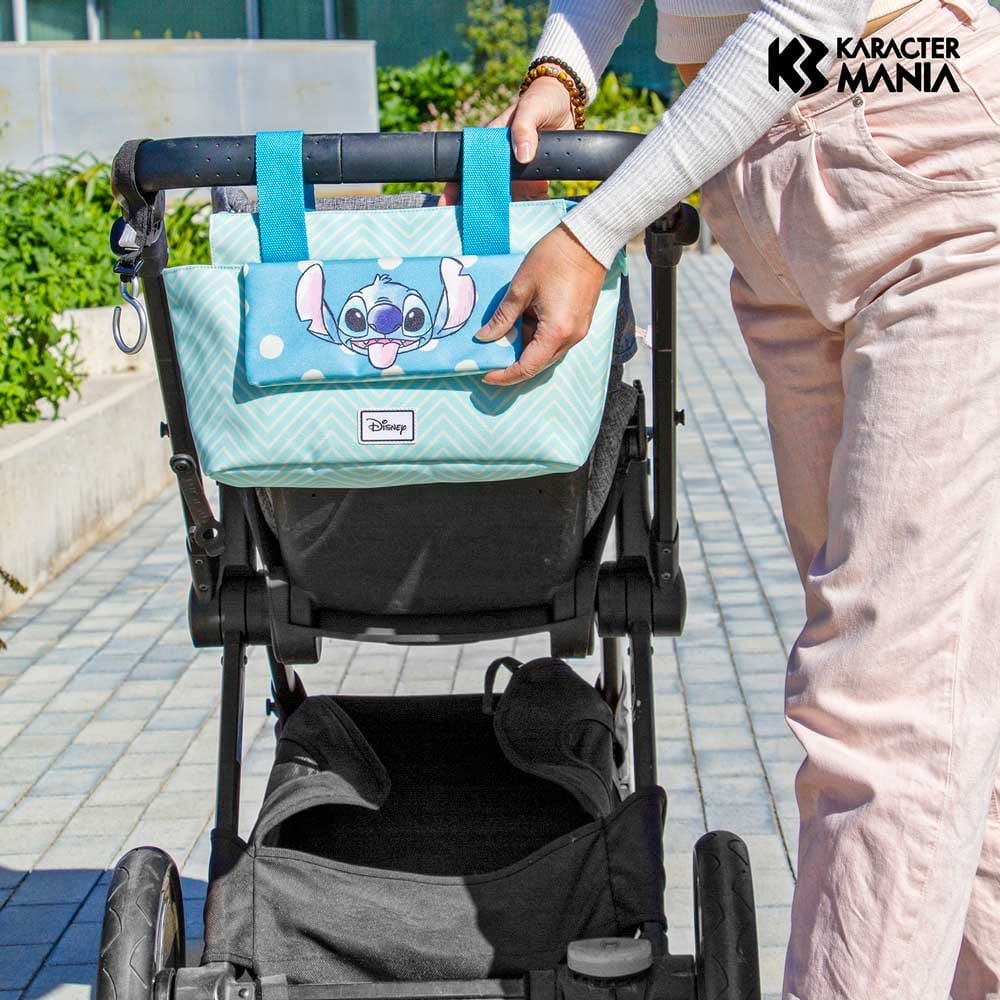 Lilo & Stitch Hamper Mommy Baby Organizer Kinderwagentasche Lovely Blue