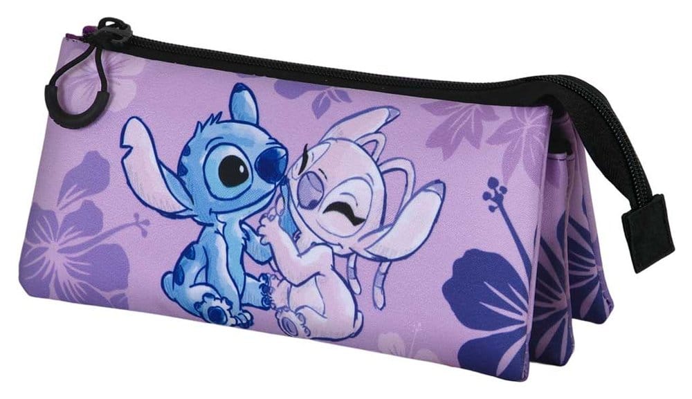 Lilo & Stitch FAN Triple Federmäppchen 2.0 Stitch & Angel Lilac