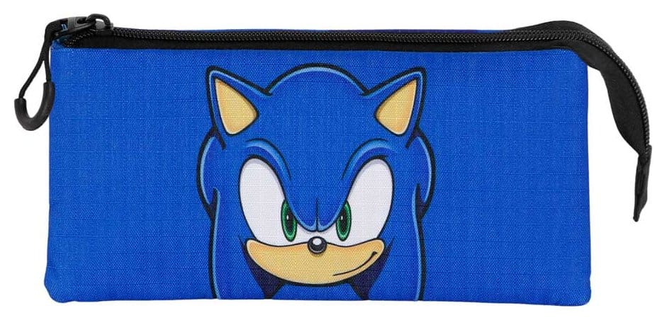 Sonic - The Hedgehog Triple Federmäppchen SEGA Sight Blue