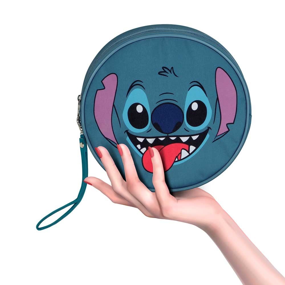 Lilo & Stitch Jumbo Kulturbeutel Face Blue
