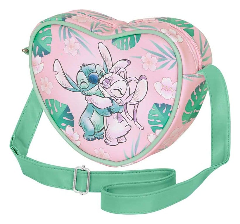 Lilo & Stitch Casual Heart Umhängetasche Hug Pink