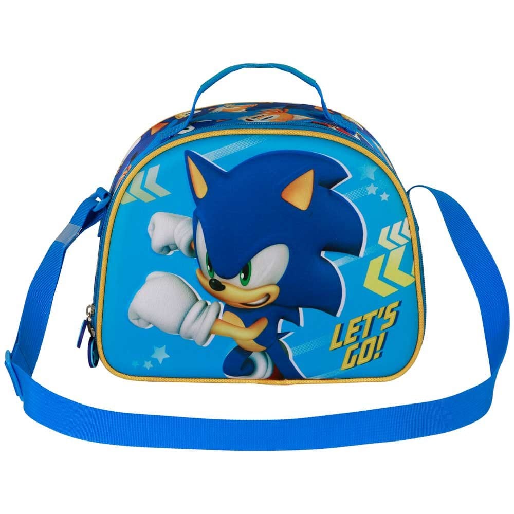 Sonic - The Hedgehog 3D Lunch Box Brotzeittasche SEGA Go Blue