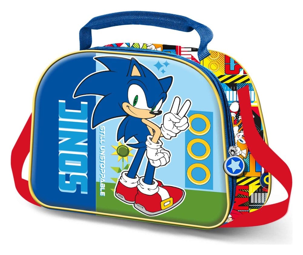 Sonic - The Hedgehog 3D Lunch Box Brotzeittasche SEGA Unstoppable Blue