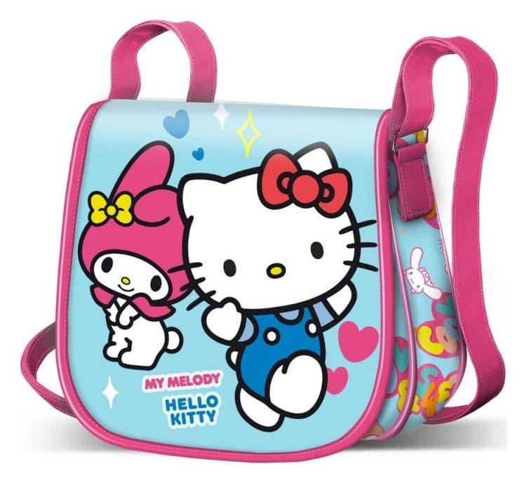 Sanrio Mini Muffin Crossbody Tasche Hello Kitty Friendship Blue