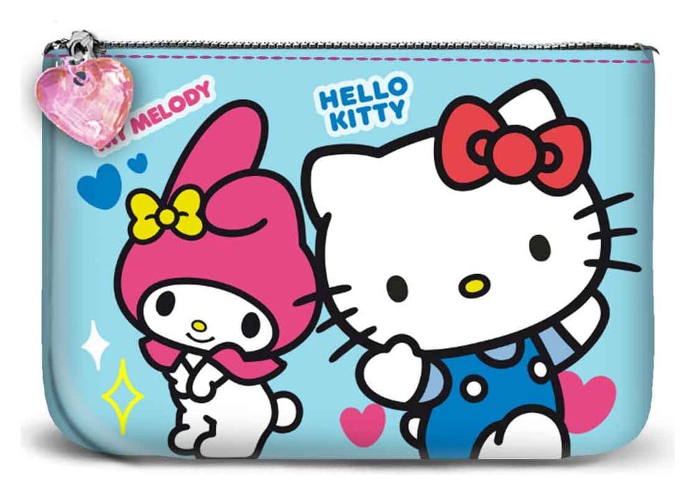 Sanrio Small Square Geldbörse Hello Kitty Friendship Blue