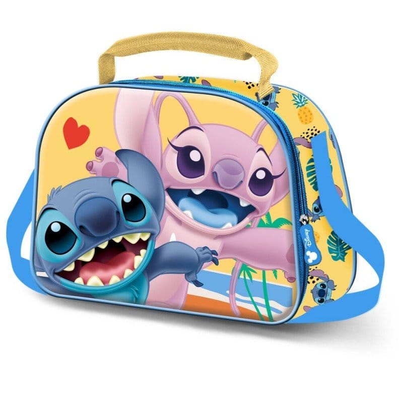 Lilo & Stitch 3D Lunch Box Brotzeittasche Ocean Blue
