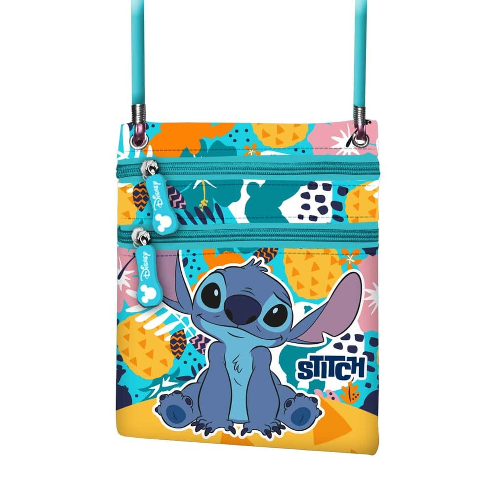 Lilo & Stitch Action Vertical Crossbody Tasche Colors Turquoise
