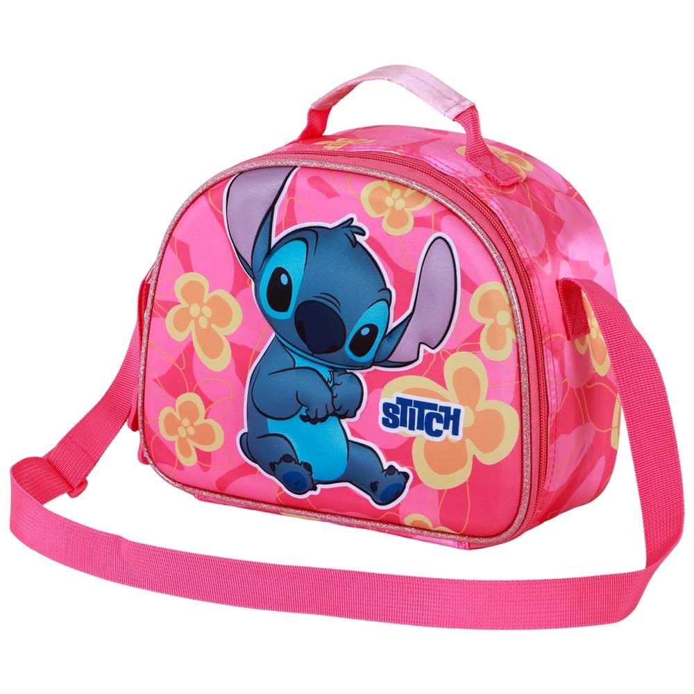 Lilo & Stitch 3D Lunch Box Brotzeittasche Cute Pink