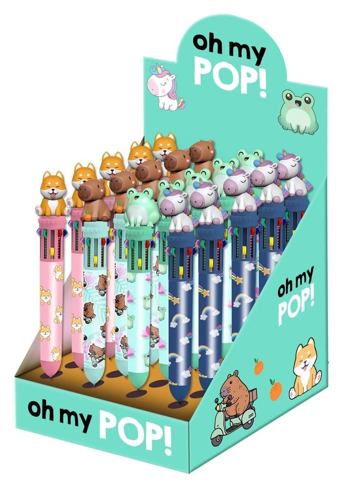 Oh My Pop ! Zehnfarbkugelschreiber Mix - Display (24)