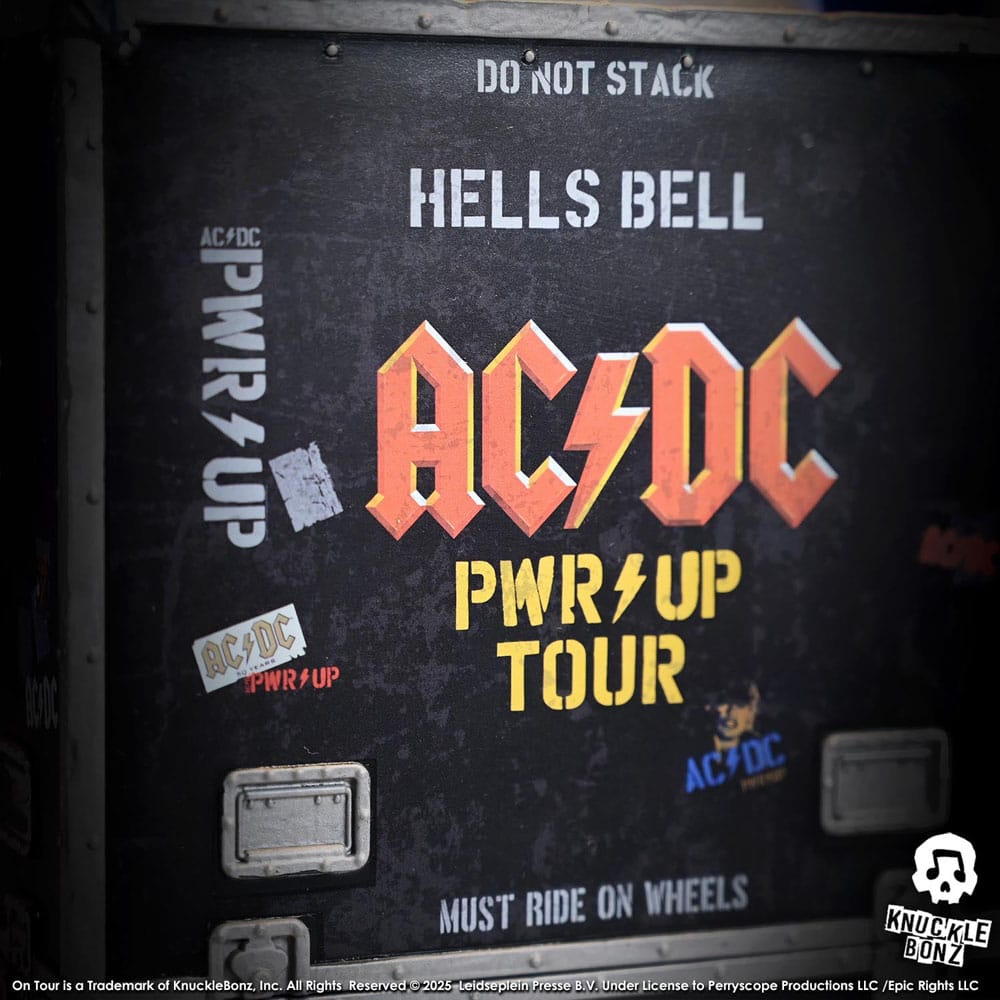 AC/DC Rock Ikonz On Tour Statue PWR UP Tour Hells Bell