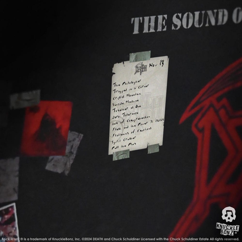 Death Rock Ikonz On Tour Road Case Statue & Bühnenhintergrund Set The Sound of Perseverance Tour 1998