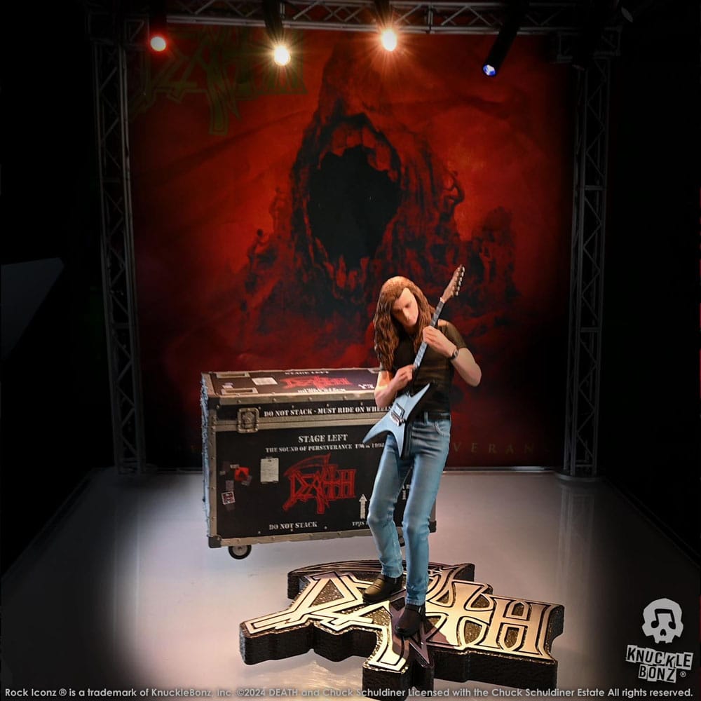 Death Rock Ikonz On Tour Road Case Statue & Bühnenhintergrund Set The Sound of Perseverance Tour 1998