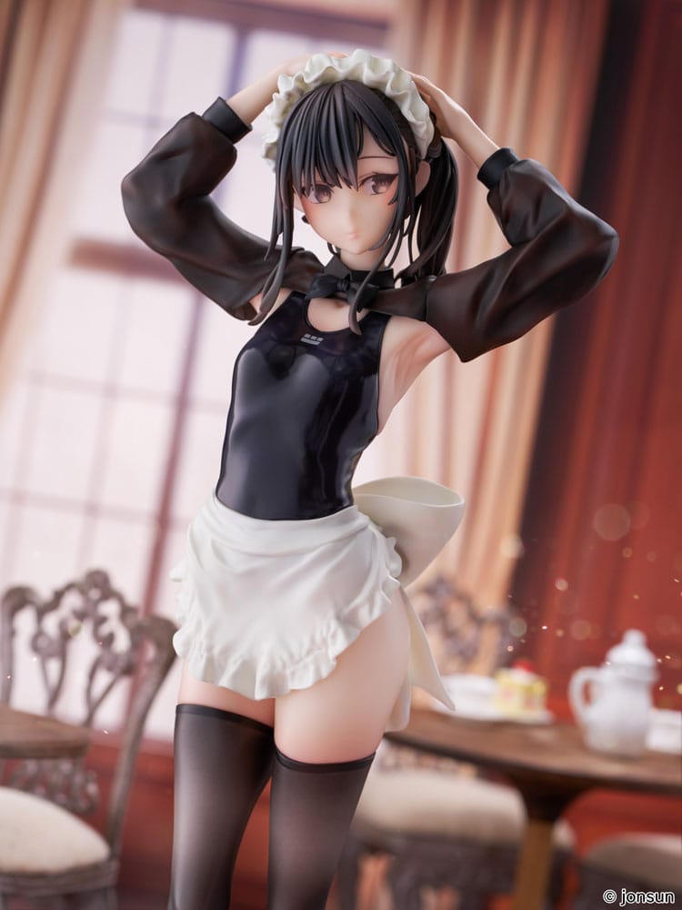 Original Character PVC Statue 1/6 Sakura Shiori Competition Swimsuit Maid 27 cm