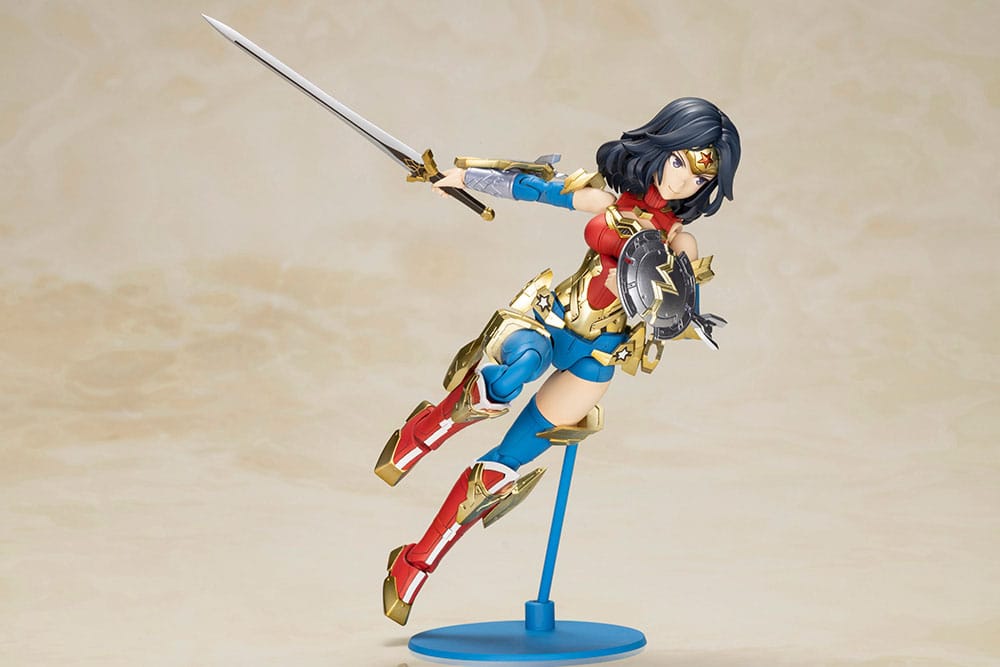 DC Comics Cross Frame Girl Plastic Model Kit Wonder Woman Humikane Shimada Ver. 16 cm