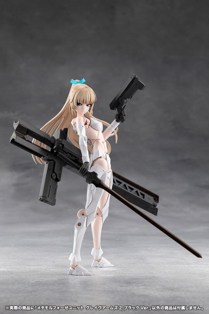Megalomaria Unlimited Universe Plastic Model Kit Zubehör-Set Metamorphose Unit Grave Arms 2 Black Ver.
