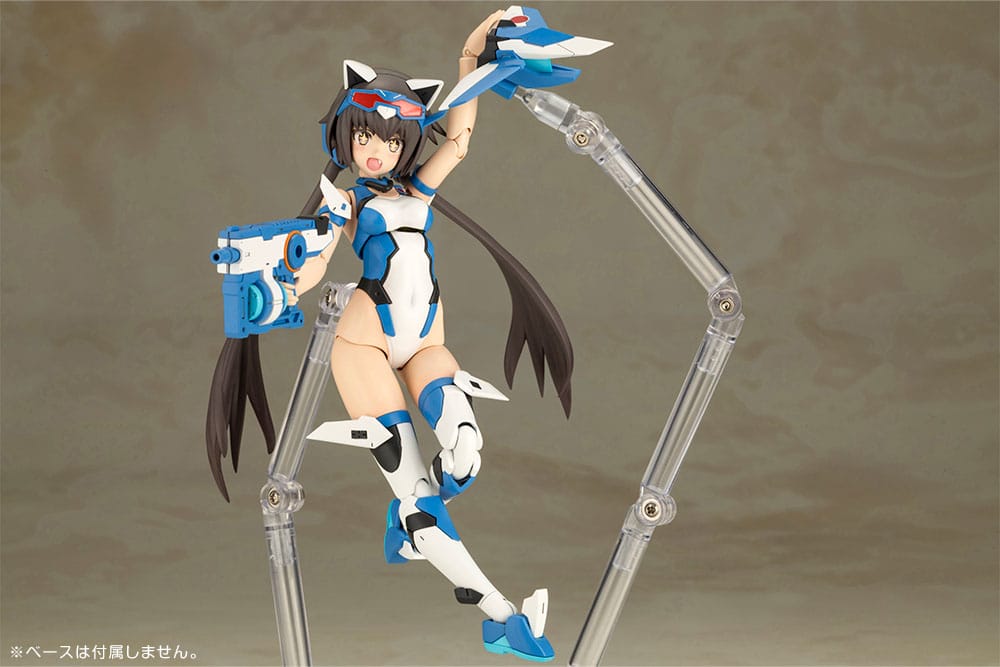 Frame Arms Girl Plastic Model Kit Stylet Swimsuit Blue Impulse Color Ver. 16 cm