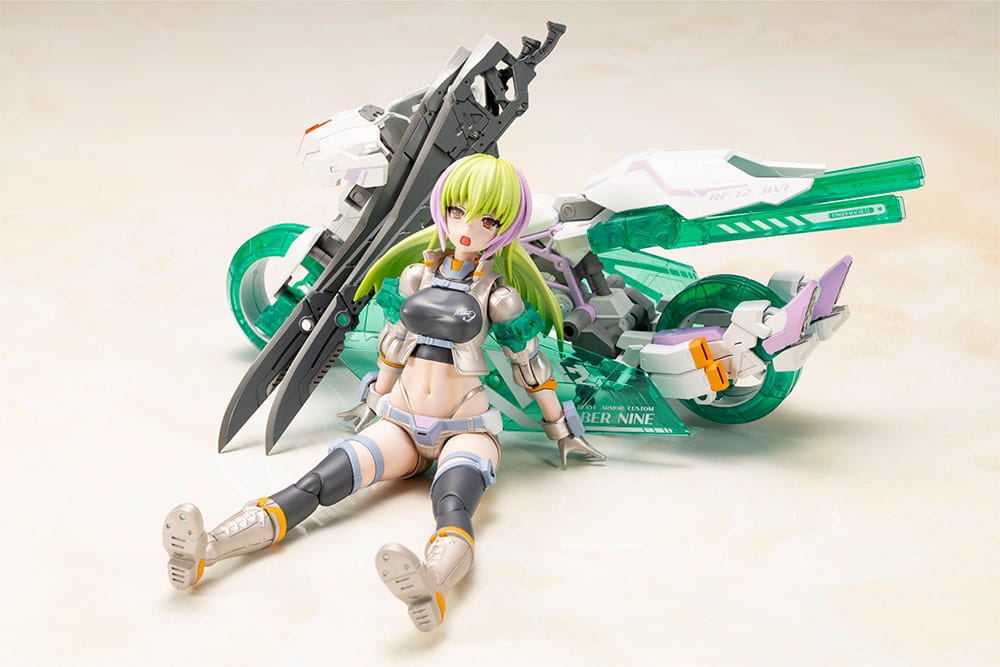 Frame Arms Girl Plastic Model Kit Wilber Nine Beryl Armor Custom 16 cm