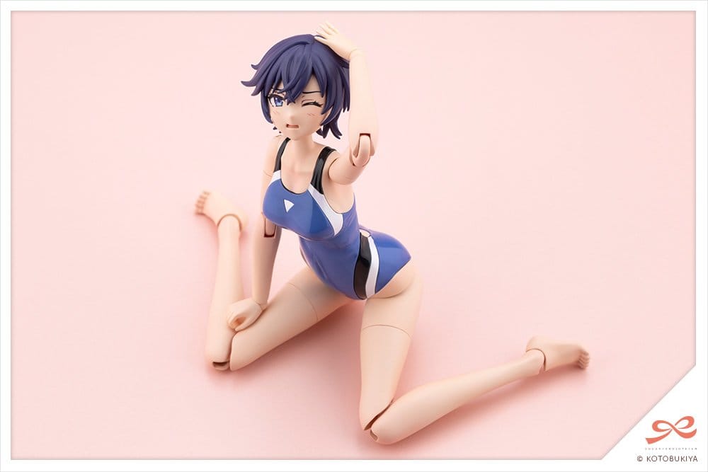 Sousaishojoteien Plastic Model Kit 1/10 Rui Saotome Touou High School Competitive Swimsuit 16 cm