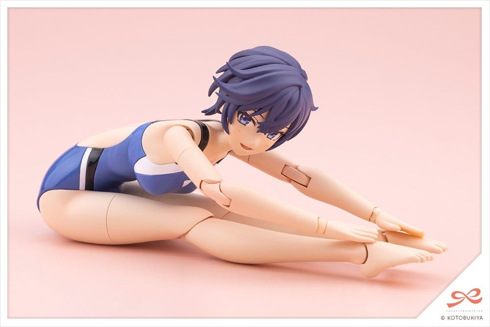 Sousaishojoteien Plastic Model Kit 1/10 Rui Saotome Touou High School Competitive Swimsuit 16 cm