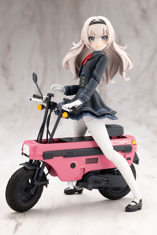 Sousai Shojo Teien Plastic Model Kit 1/10 Emma Koishikawa Nocturne with Honda AB12 Motocompo 14 cm