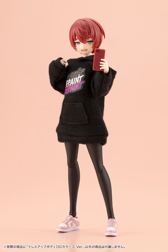 Sousai Shojo Teien Zubehör Set für 1/10 Actionfiguren Dress Up Body Color C Size S