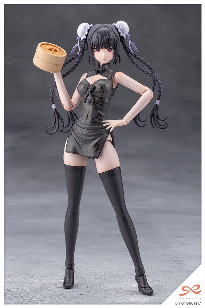 Sousaishojoteien Plastic Model Kit 1/10 Kuon Yakushiji Qipao Costume 17 cm