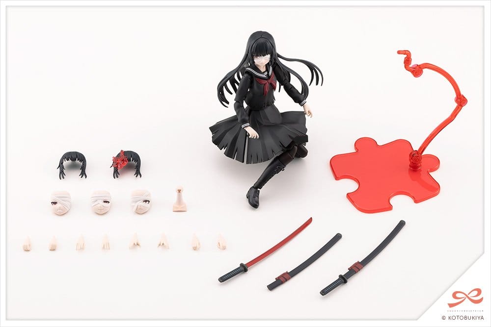 Sousai Shojo Teien Plastic Model Kit 1/10 Kuon Yakushiji Maria Kagaribi Damage Ver. 16 cm