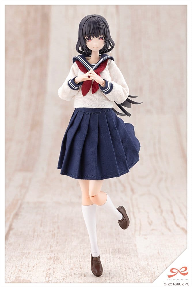 Sousaishojoteien Plastic Model Kit 1/10 Kiru Pla Kuon Yakushiji Touou High School Uniform 16 cm