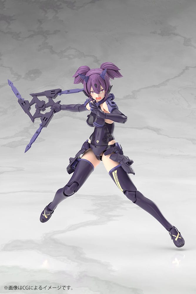 Megami Device Plastic Model Kit 1/1 Asra Ninja Kaname Shadow Edition Full Package 14 cm