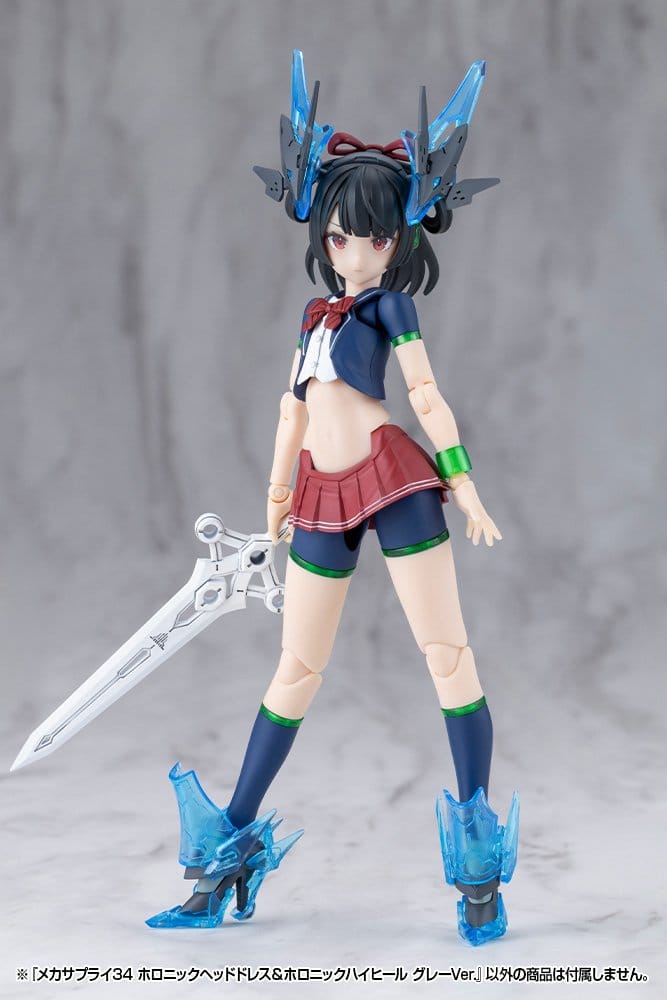 Kotobukiya M.S.G. Model Kit Zubehör-Set Mecha Supply 34 Holonic Headdress & Holonic High Heels Grey Ver.