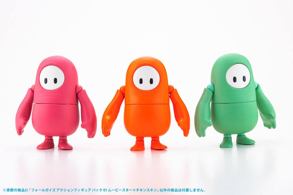 Fall Guys: Ultimate Knockout Actionfigur 1/20 Pack 01 Movie Star / Chicken Skin 8 cm