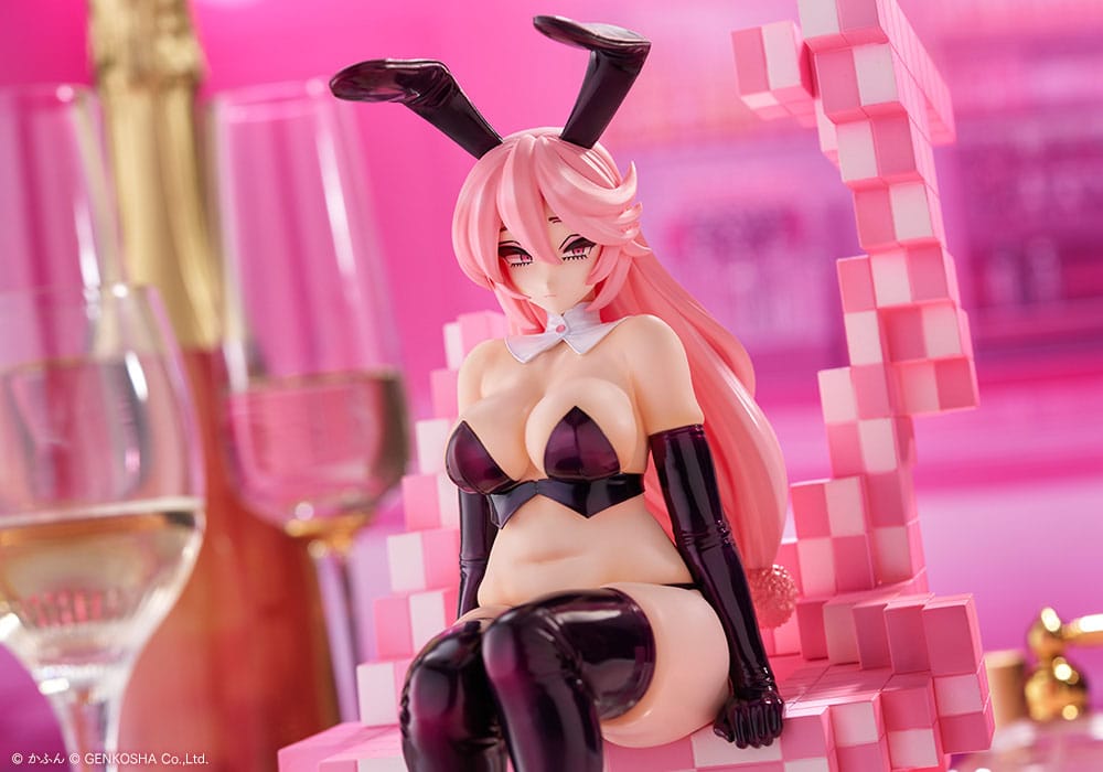 Original Character Trick Bunnies PVC Statue 1/7 Sitting Bunny Illustration by Kafun 24 cm