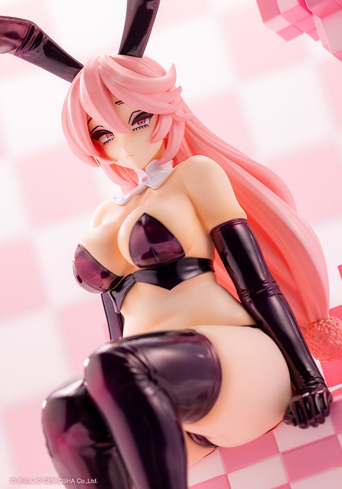Original Character Trick Bunnies PVC Statue 1/7 Sitting Bunny Illustration by Kafun 24 cm