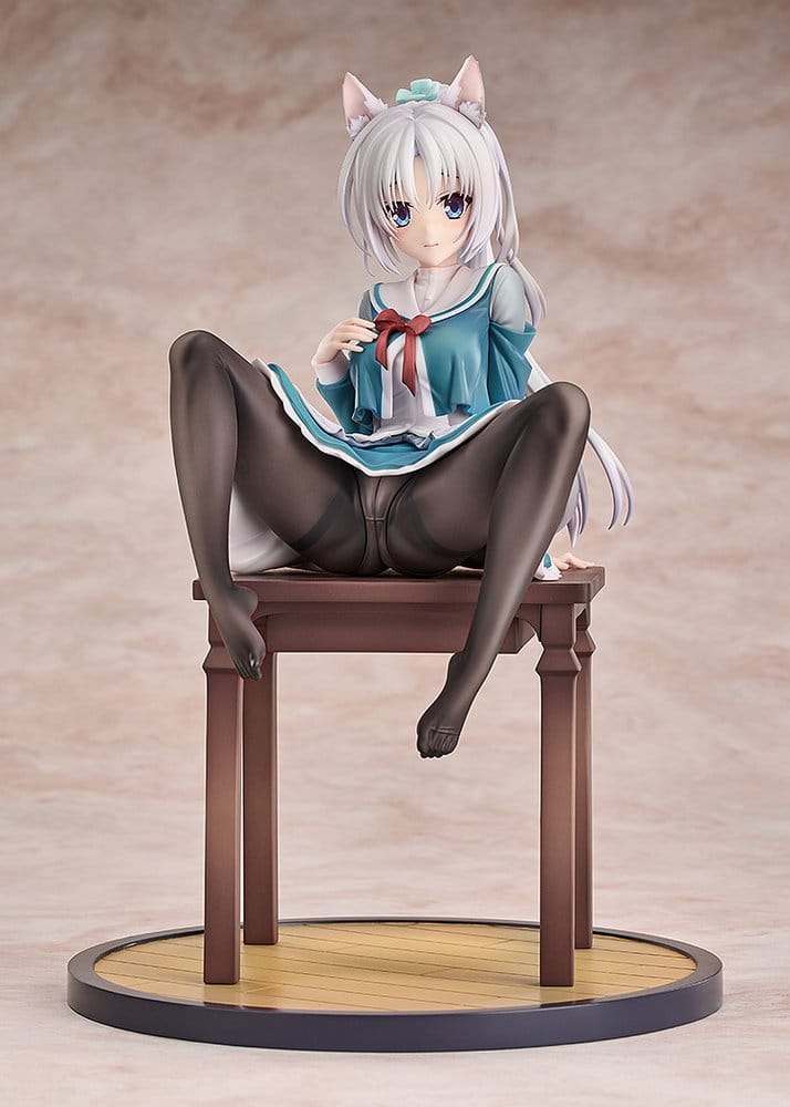 Senren*Banka PVC Figur 1/7 Yoshino Tomotake Animal Ears School Uniform Ver. 21 cm