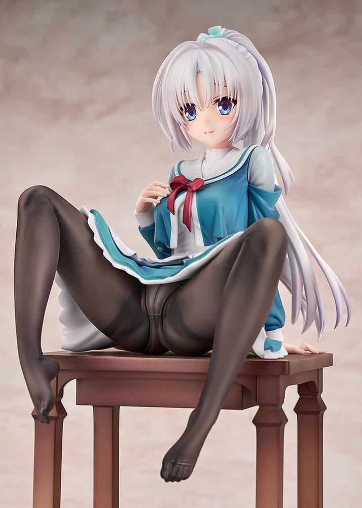 Senren*Banka PVC Figur 1/7 Yoshino Tomotake Animal Ears School Uniform Ver. 21 cm