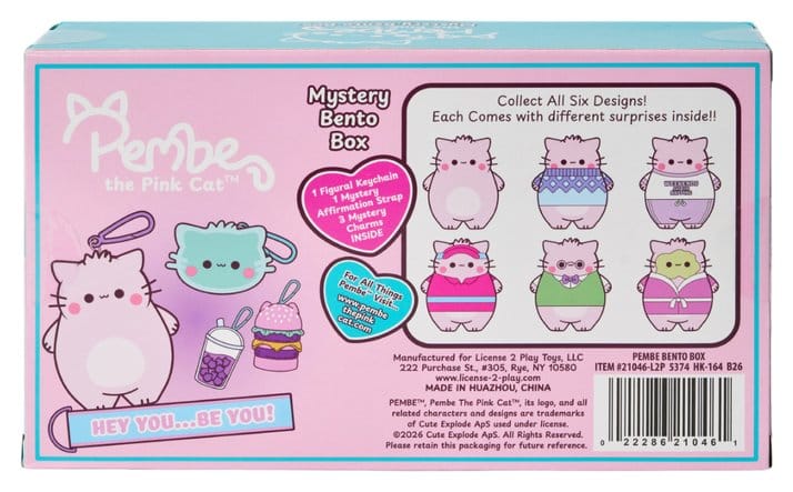 Pembe Schlüsselanhänger Blind Box Display Bento Box 8 cm (8)