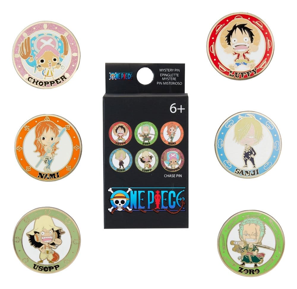 One Piece by Loungefly Ansteck-Pins Blind Box Chibi Muertos Sortiment (12)