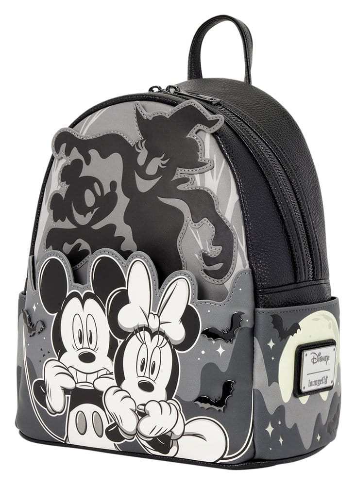Mickey & Minnie by Loungefly Mini Rucksack Ghost Light Up Glow