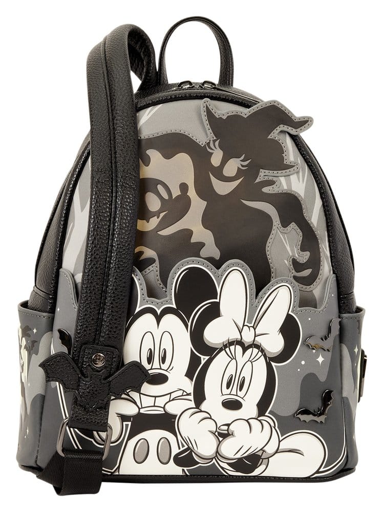 Mickey & Minnie by Loungefly Mini Rucksack Ghost Light Up Glow